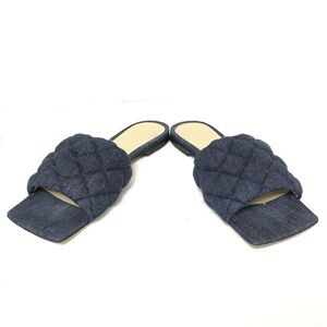 Bottega Denim Padded Flats